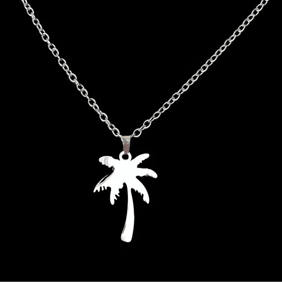 🆕 Silver Necklace Silver Tropical Breeze - Picture 1 of 4